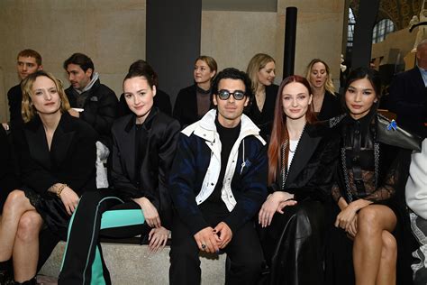 Louis Vuitton front row fashion